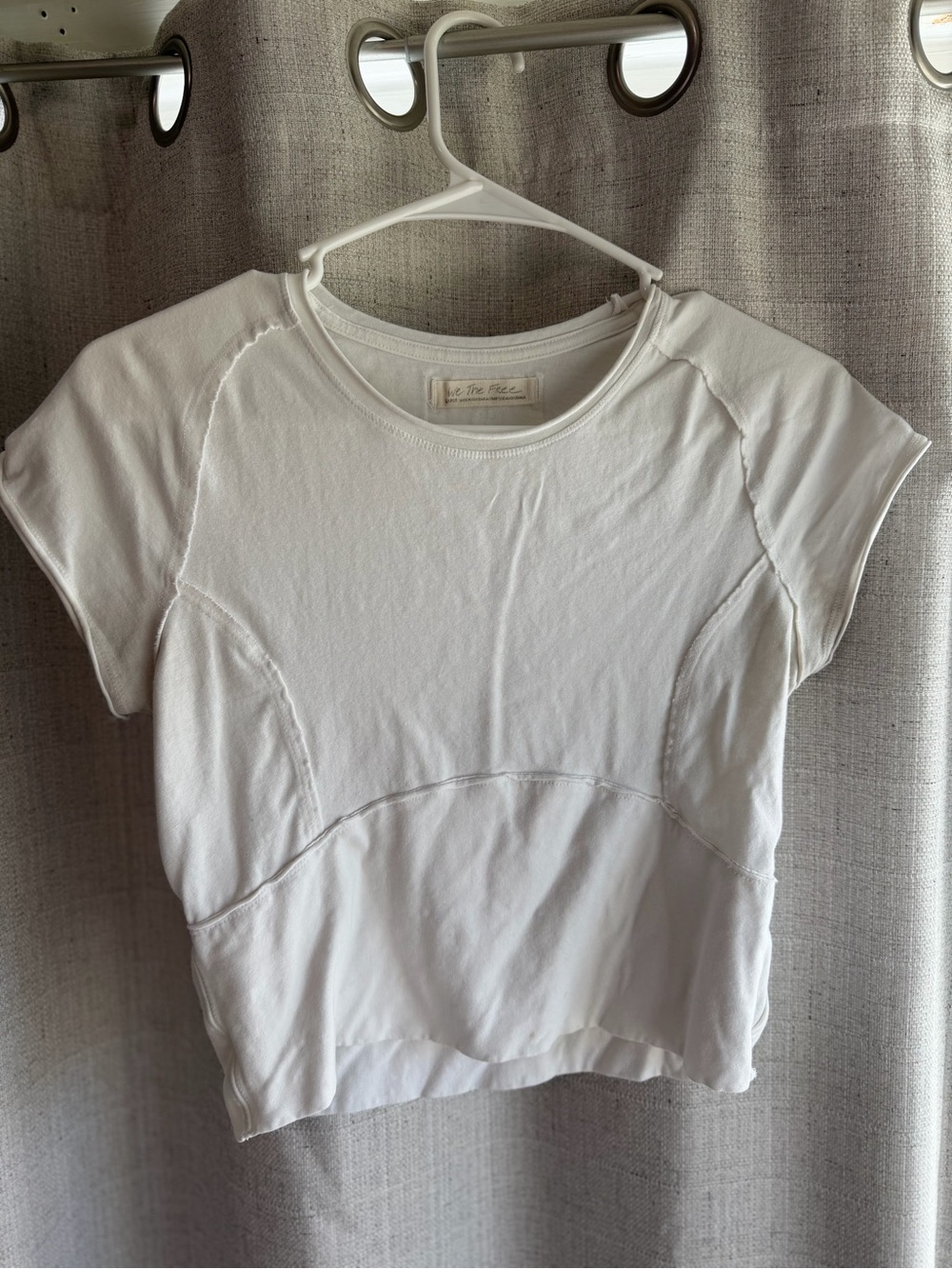 We the free protagonist cropped cap sleeve tee